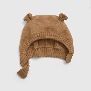 Gap Toddler NWT CashSoft Bear Hat knit baby hat small medium 2T 3T